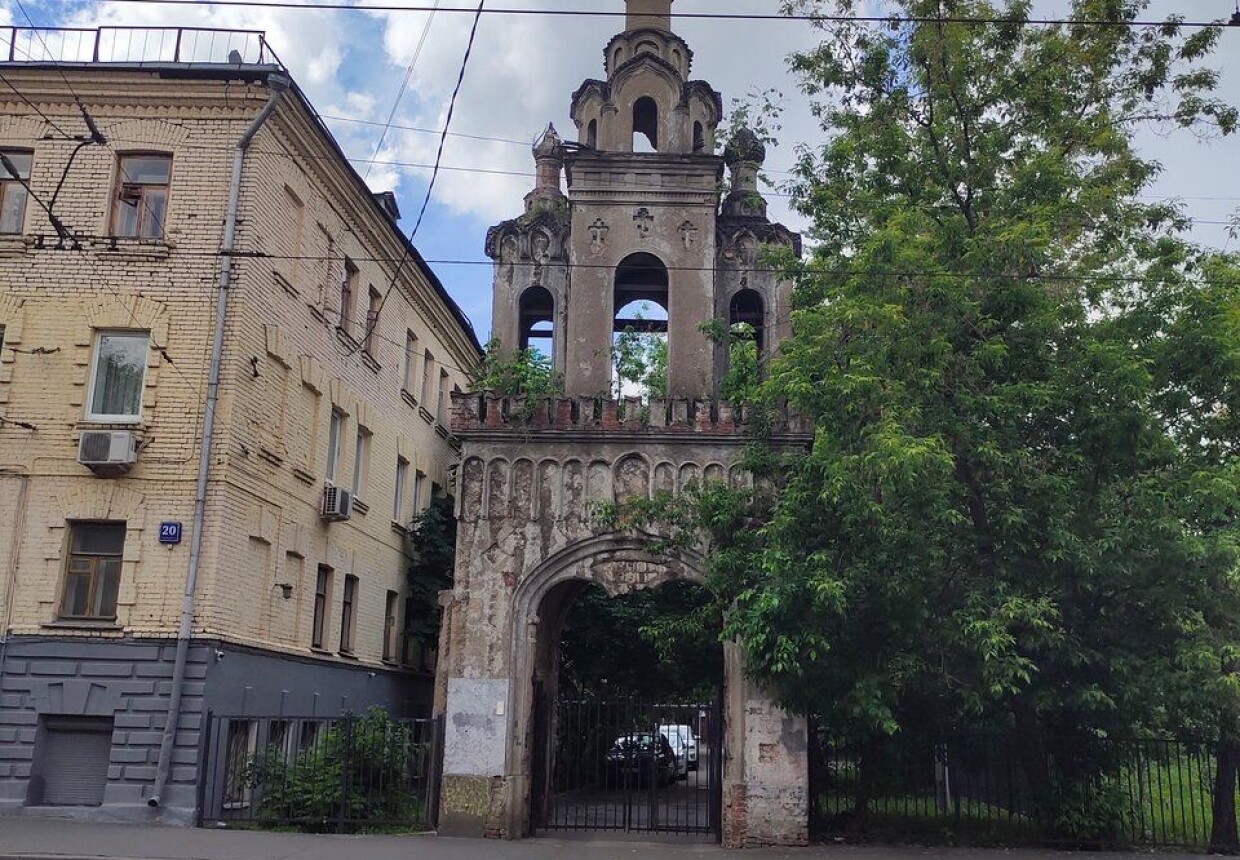 Колокольня храма во имя св. вмц. Екатерины