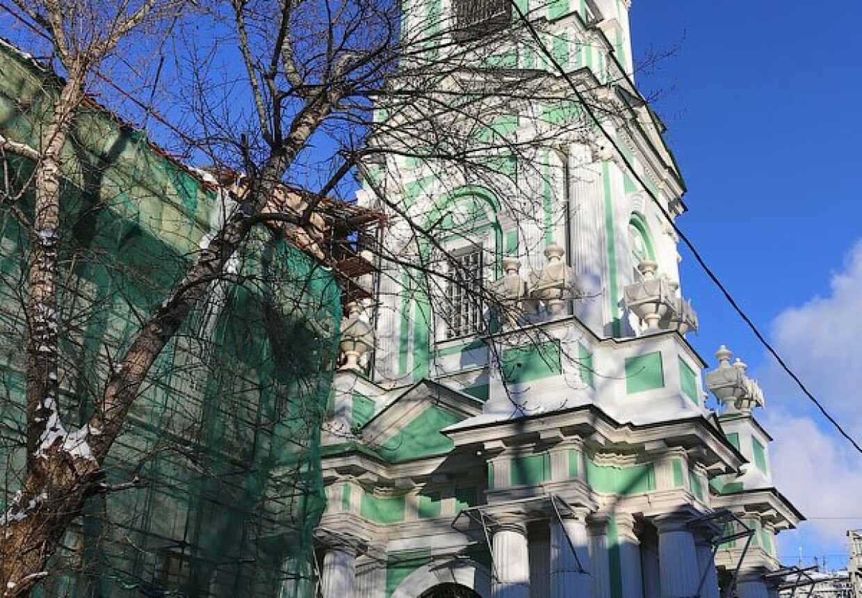 Церковь Иоанна Предтечи, что под Бором, с домом причта