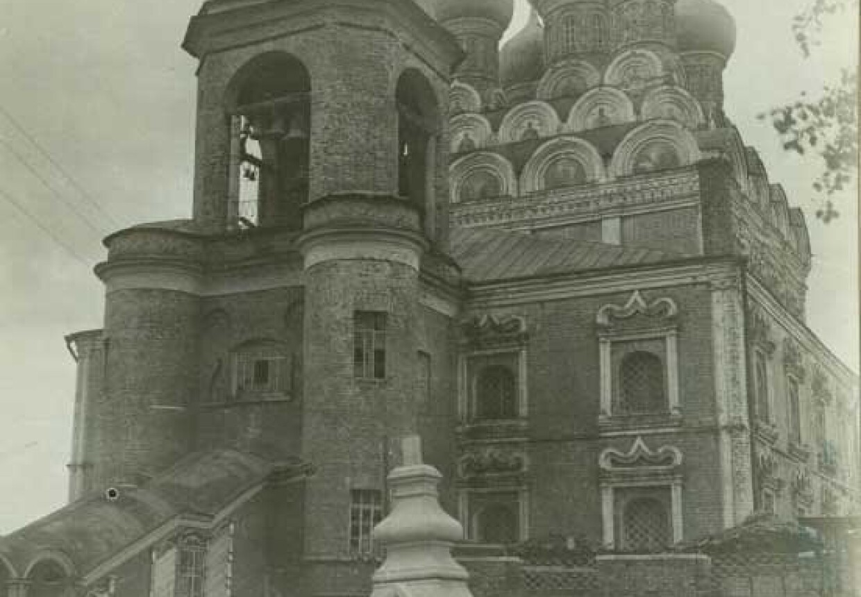 Тихвинская церковь в Алексеевском
