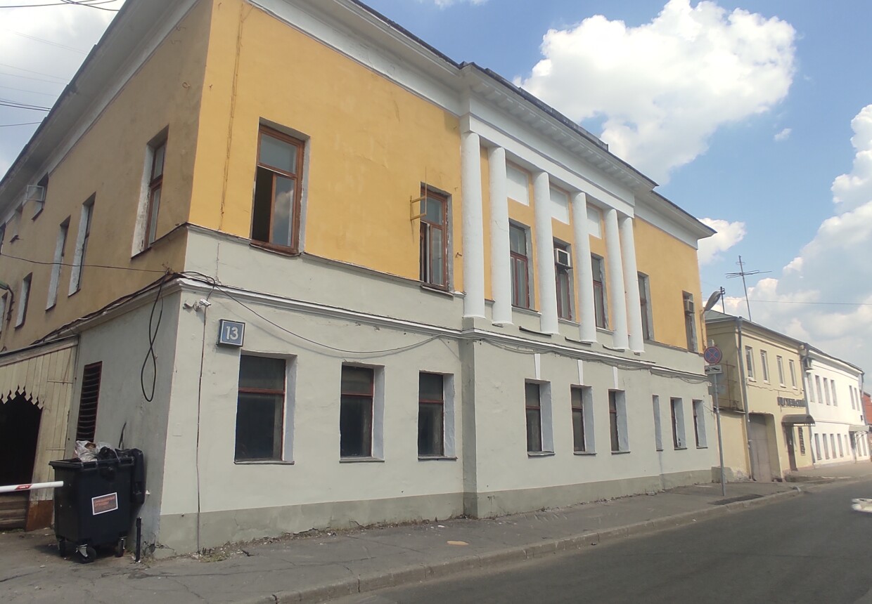 Главный дом городской усадьбы