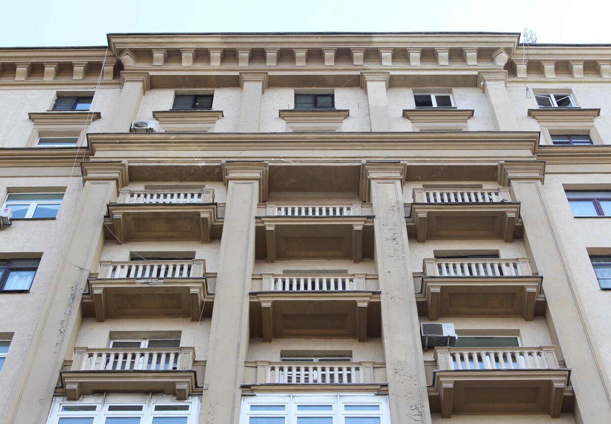 Жилой дом, 1937-1939 гг., архитекторы А.В.Щусев, А.К.Ростковский