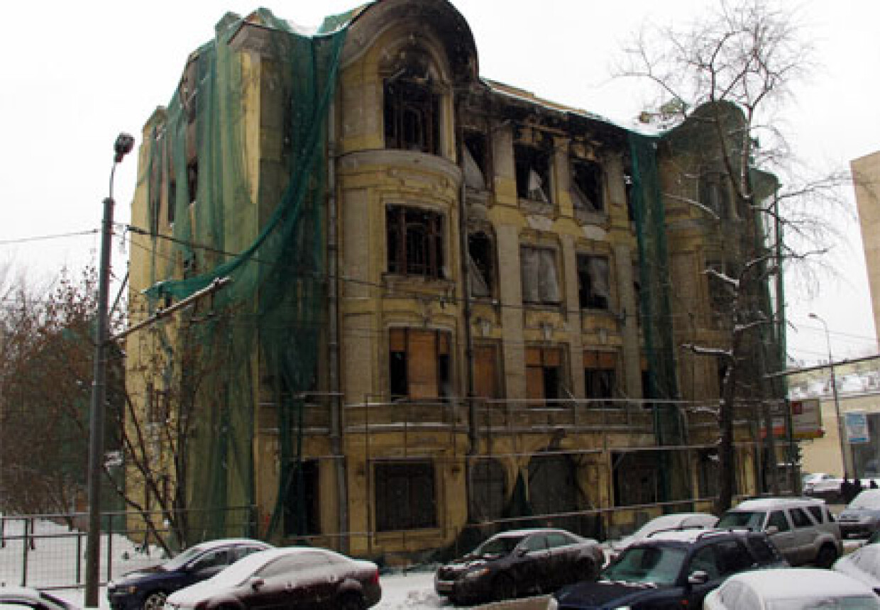 Доходный дом купца В. Е. Быкова, 1909 г., архитектор Л. Н.