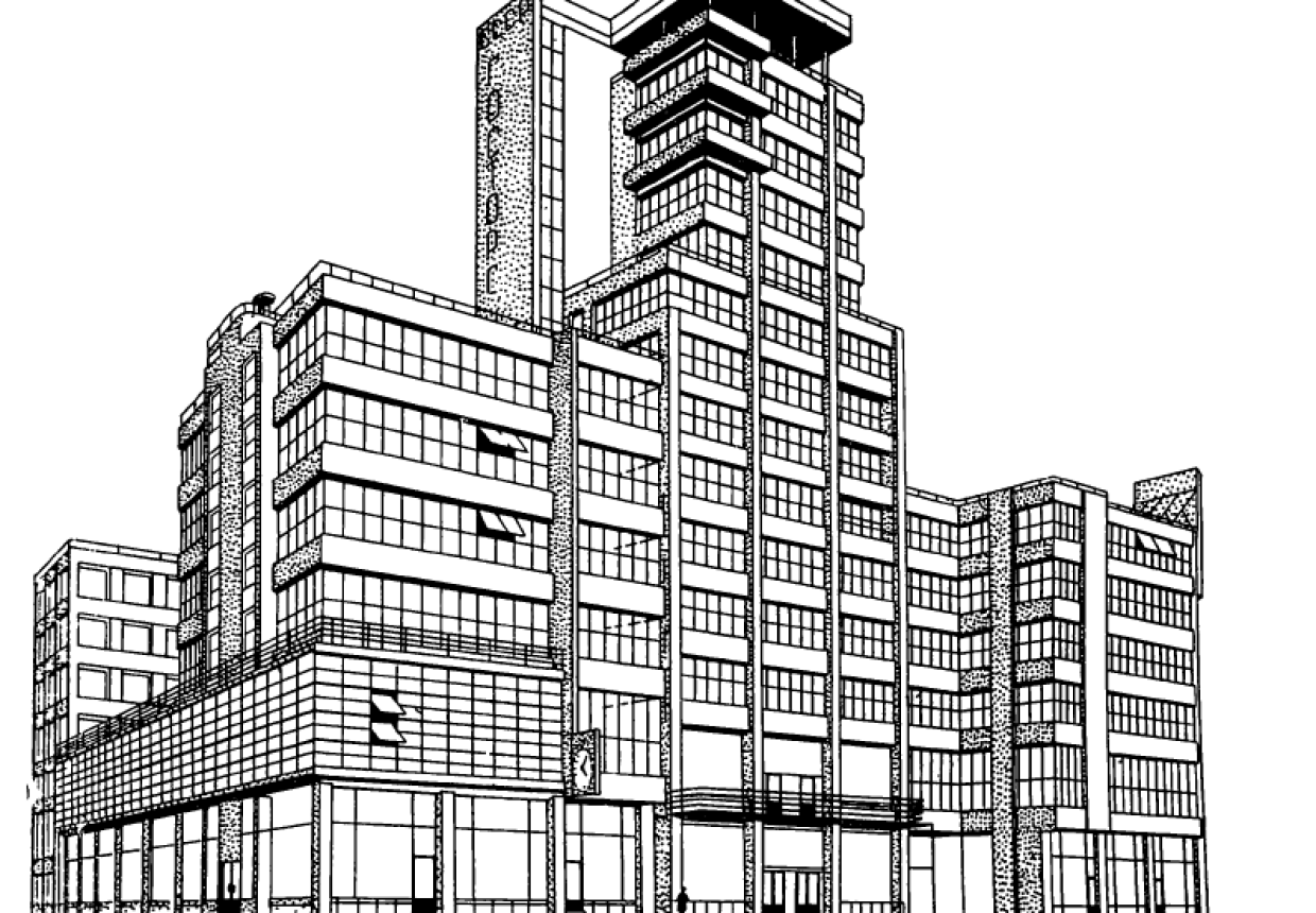 Здание Госторга, ныне Министерство торговли РСФСР, 1927 г., арх.