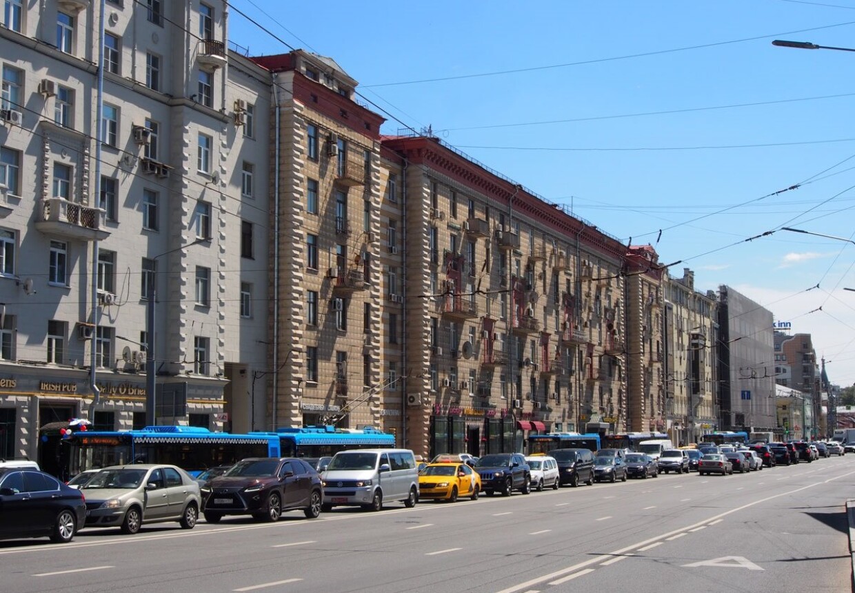 Крупноблочный жилой дом, 1940 г., архитекторы А.К.Буров, Б.Н.