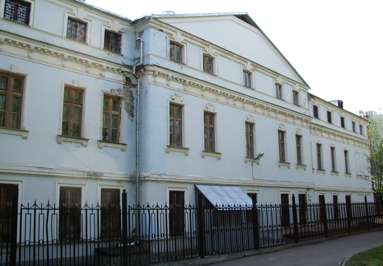 Здание лечебницы А. М.
